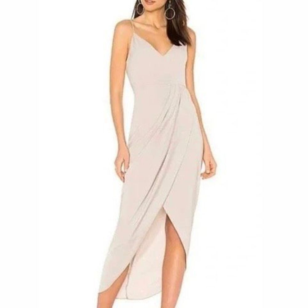 Shona Joy Cocktail Draped Dress